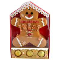 Губка пряник і бомбочки для ванни набір Aura