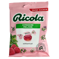 Льодяники без цукру малина-меліса Himbeere-Melisse Ricola 75g