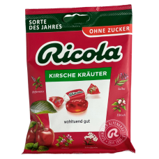 Льодяники без цукру вишня-трави Kirsche Krauter Ricola 75g
