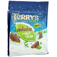 Міні дольки апельсину з молочного шоколаду з м'ятною олією Minis Mint Crisp Chocolate Mint Milk Terry’s 80g