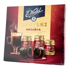 Шоколадні бочечки з алкогольною начинкою Grzanca E.Wedel 200g
