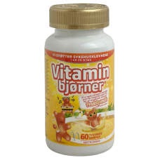 Дитячі вітамінні ведмедики Fruktpunch Vitamin Bjorner 60шт