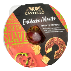 Крем сир з пікантною паприкою та зеленню Entdecke Mexiko Castello 125g