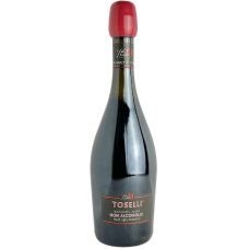 Вино безалкогольне червоне напівсолодке Red Spumante Toselli 750ml