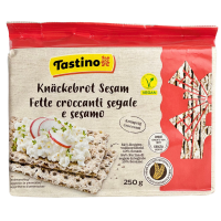 Хлібці житні цільнозернові з кунжутом Tastino 250g
