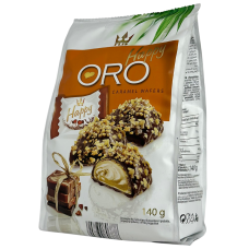 Цукерки Caramel Wafers Happy Oro Flis 140g