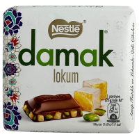 Молочний шоколад з фісташками та лукумом Damak Lokum Nestle 60g