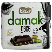 Темний шоколад з фісташками  Damak Gece Nestle 60g