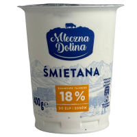 Сметана Mleczna Dolina 18% 400g