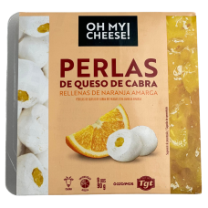 Козячий ніжний сир шевре з апельсином Perles De Fromage e Chevre Oh My Cheese 90g