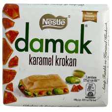 Білий шоколад з фісташками та кусочками карамелі Damak Karamel Krokan Nestle 60g