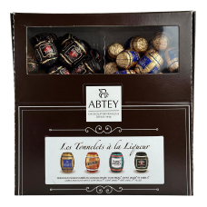 Цукерки асорті бочечки з лікерами Les Tonnelets a la Liqueurs Abtey 920g