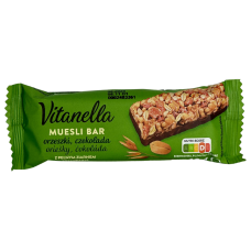 Батончик цільним зерном з горіхами та шоколадом Muesli Bar Vitanella 40g