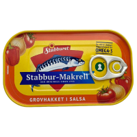 Макрель Стаббур в соусі сальса Stabbur-Makrell Grovhakket i Salsa Stabburet 110g