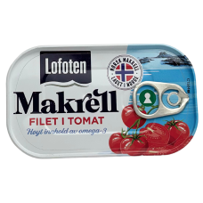 Макрель в томатному соусі Makrell Filet i Tomat Lofoten 110g
