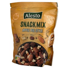 Суміш карамелізований пекан, яблучні цукати, мигдаль, родзинки, спеції кориці Snack Mix Alesto 150g