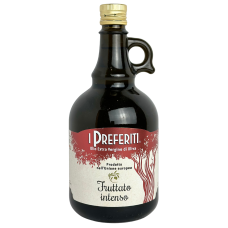 Оливкова олія в склі з ручкою Olio Extra Vergine di Oliva Fruttato intenso I Preferiti 1l