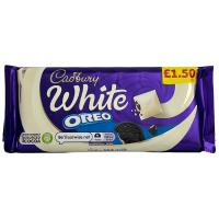 Шоколад білий White Oreo Cadbury 120g