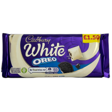 Шоколад білий White Oreo Cadbury 120g