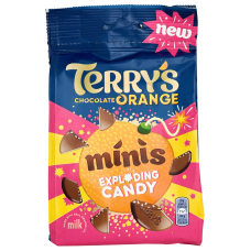 Апельсин з молочного шоколаду з стріляючими кульками міні Minis Exploding Candy Chocolate Orange Milk Terry’s 105g