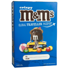 Драже шоколадне з кріспами M&M’s Global Traveller Passport 315g