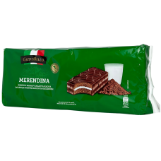 Бісквітні тістечка в шоколаді з молочною начинкою Merendina Gusto Bello 10шт 350g