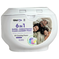 Концентровані капсули для прання 6in1 WellMe 40шт