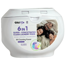 Концентровані капсули для прання 6in1 WellMe 40шт
