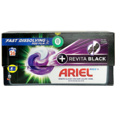 Капсули для прання чорних речей 26шт Ariel Revita Black 553.8g