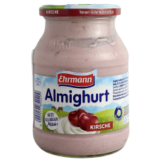 Йогурт в склі зі смаком вишні Almighurt Kirsche Ehrmann 500g