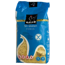 Макарони з кукурудзяного і рисового борошна без глютену Fideos Gallo 450g