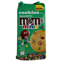 Печиво cookies M&M's з міні драже 180g