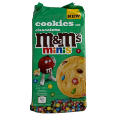 Печиво cookies M&M's з міні драже 180g