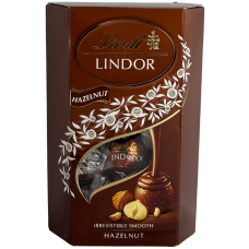 Цукерки з молочного шоколаду і фундучним кремом Lindt Hazelnut 200g