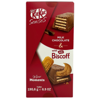 Батончики в молочному шоколаді та зі смаком печива Kit Kat Senses Nestle 6+6шт 195,6g