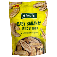 Сушений банан без цукру Beby Bananas Alesto 80g