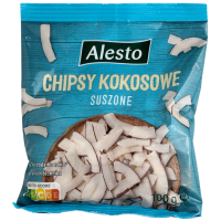 Чіпси кокосові сушені Chopsy Kokosowe Suszone Alesto 100g