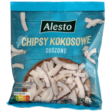 Чіпси кокосові сушені Chopsy Kokosowe Suszone Alesto 100g