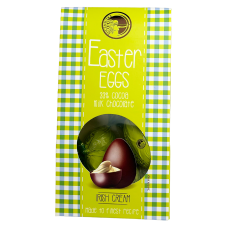 Шоколадні яйця з молочного шоколаду з начинкою ірландського крему Easter Eggs irish cream 120g