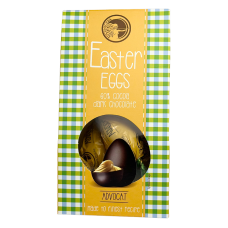 Шоколадні яйця з темного шоколаду з начинкою лікеру адвокат Easter Eggs advocat 120g