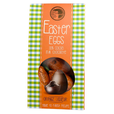 Шоколадні яйця з молочного шоколаду з начинкою апельсинового лікеру Easter Eggs Orange Liqueur120g