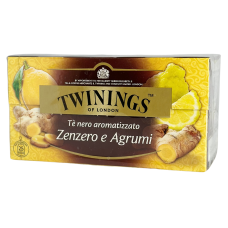 Пакетований чорний чай з імбирем і цитрусовими Twinings 25шт