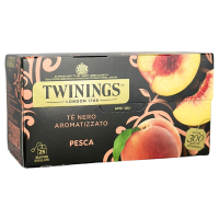 Пакетований чорний чай з персиком Twinings 25шт