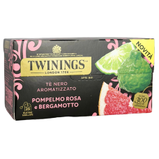 Пакетований чорний чай з грейпфрутом і бергамотом Twinings 25шт