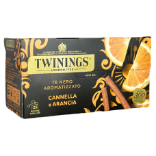 Пакетований чорний чай з корицею і апельсином Twinings 25шт