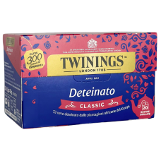 Пакетований чорний чай без кофеїну з Кенії Deteinato classic Twinings 20шт