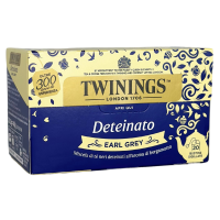 Пакетований чорний чай без кофеїну з бергамотом Deteinato Erl Grey Twinings 20шт