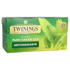 Чай в пакетиках зелений Twinings 25 штук