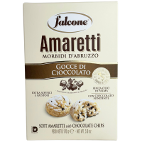 Печиво амаретті з шоколадними краплями Amaretti Morbidi D'abruzzo Gocce di Cioccolato Falcone 170g