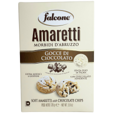 Печиво амаретті з шоколадними краплями Amaretti Morbidi D'abruzzo Gocce di Cioccolato Falcone 170g